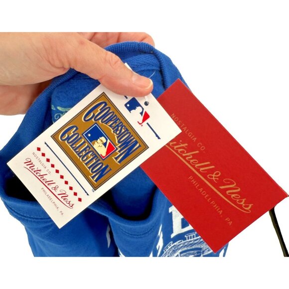 Mitchell & Ness Los Angeles Dodgers Sweatshirt Stadium Cooperstown Small New - Picture 6 of 6